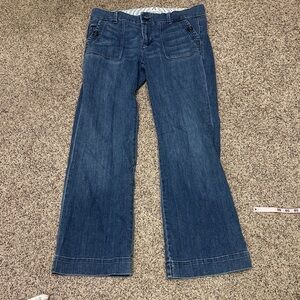 Levi's Dark Blue Wide-Leg Jeans